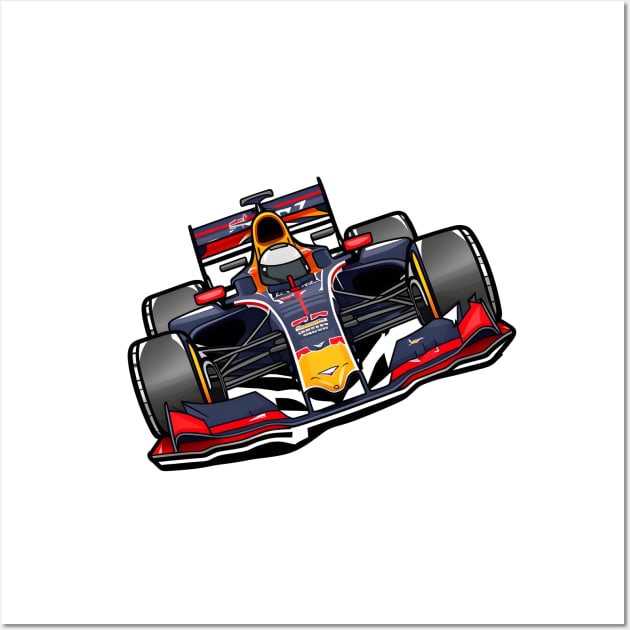 Formula 1 Racing Car Wall Art by Artifyio